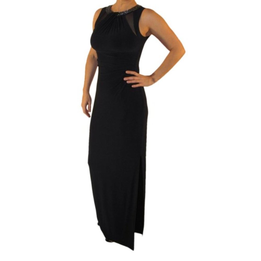 Lauren Ralph Lauren Geneva Embellished Jersey Gown